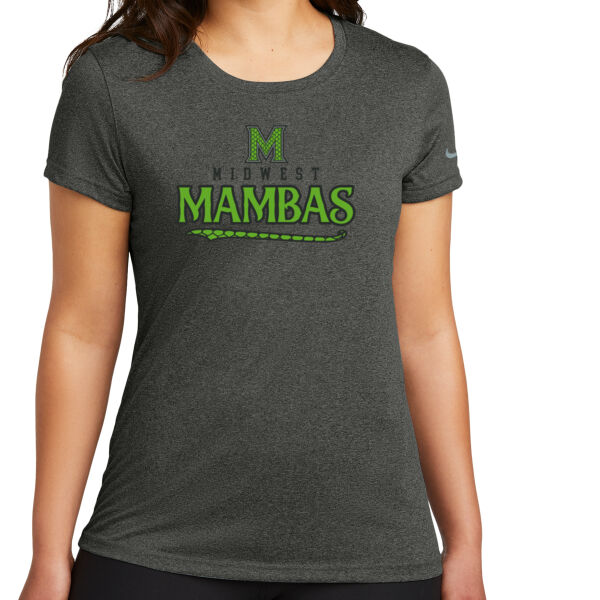 Midwest Mambas Logo 1 - Women's Swoosh Sleeve rLegend Tee Thumbnail