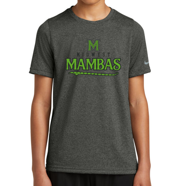 Midwest Mambas Logo 1 - Youth Swoosh Sleeve rLegend Tee Thumbnail