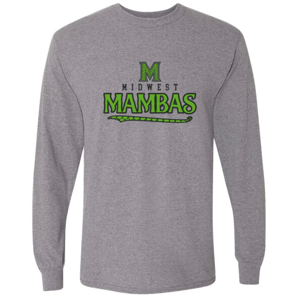 Midwest Mambas Logo 1 - DryBlend® 50/50 Long Sleeve T-Shirt Thumbnail