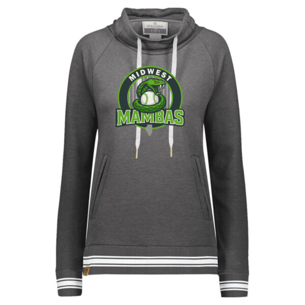 Midwest Mambas Logo 2 - Women's All-American Fleece Funnel Neck Sweatshirt Thumbnail