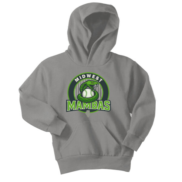 Midwest Mambas Logo 2 - Youth Core Fleece Pullover Hooded Sweatshirt Thumbnail
