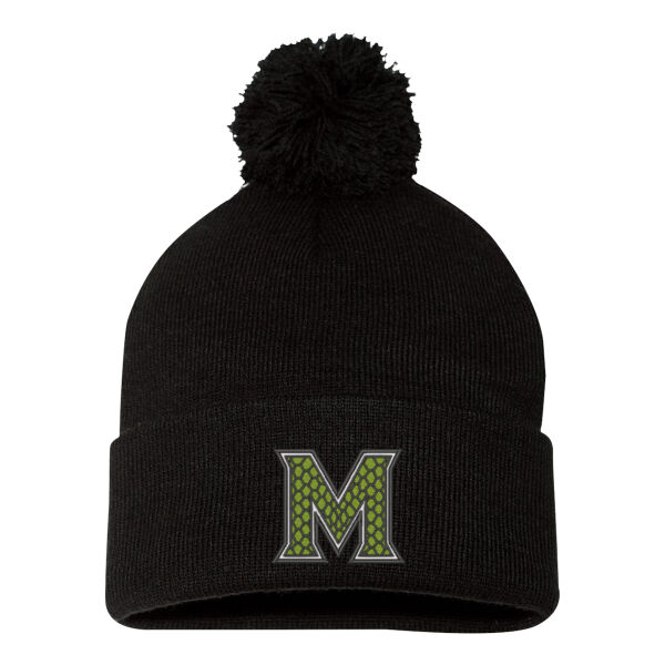 Midwest Mambas - 12" Pom-Pom Cuffed Beanie Thumbnail