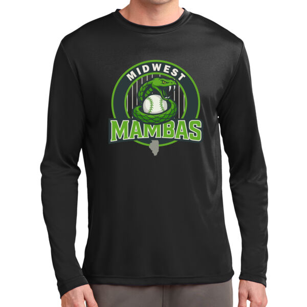 Midwest Mambas Logo 2 - Long Sleeve PosiCharge ® Competitor Tee Thumbnail