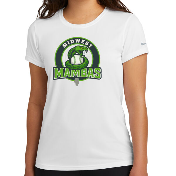 Midwest Mambas Logo 2 - Women's Swoosh Sleeve rLegend Tee Thumbnail