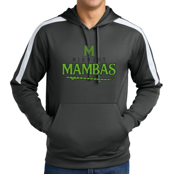 Midwest Mambas Logo 1 - Sport Wick ® Fleece United Pullover Hoodie Thumbnail