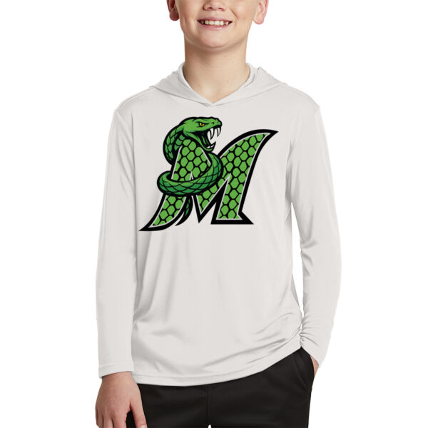 Midwest Mambas Logo 3 - Youth PosiCharge ® Competitor Hooded Pullover Thumbnail