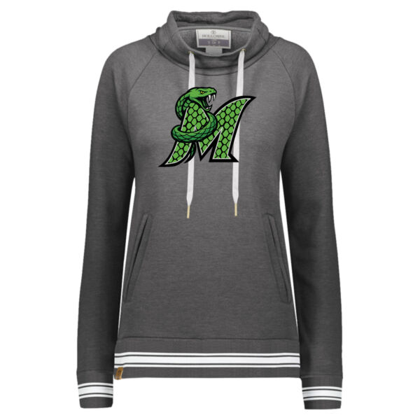 Midwest Mambas Logo 3 - Women's All-American Fleece Funnel Neck Sweatshirt Thumbnail