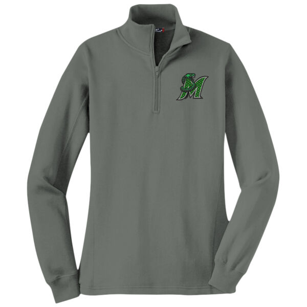 Midwest Mambas Embroidered 3 - Women's 1/4 Zip Sweatshirt Thumbnail