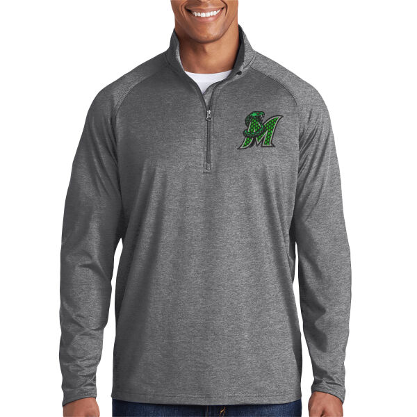 Midwest Mambas Embroidered 3 - Sport Wick ® Stretch 1/4 Zip Pullover Thumbnail